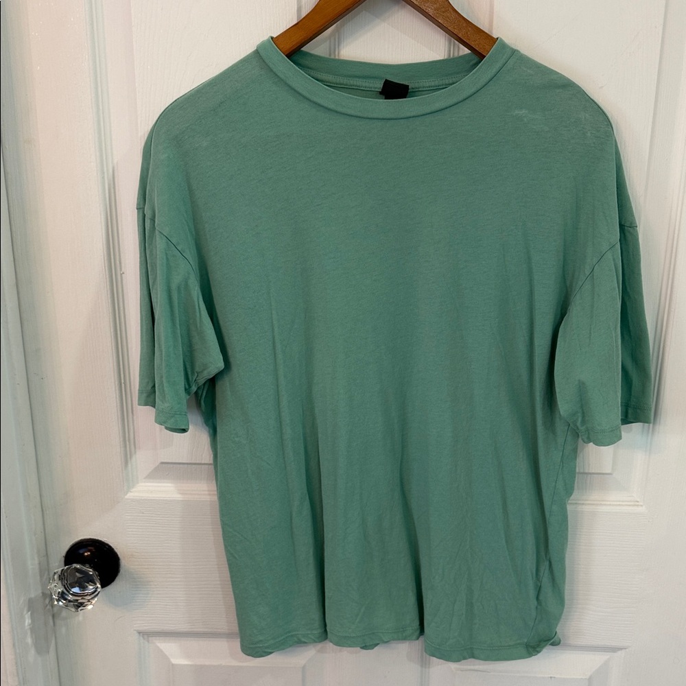 wild fable Sage Green Ribbed Tee